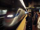 the Acela Train at 30th Street Station in Philadelphia